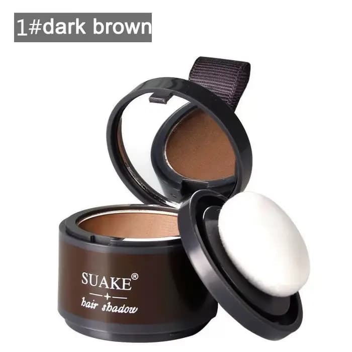 Poudre de contouring naturelle mate pour masquer les zones dégarnies, douce pour la peau et adaptée