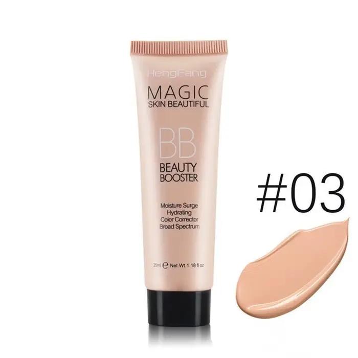 Nouvelle crème BB 3 couleurs, fond de teint liquide longue durée, couvre les imperfections de l'acné