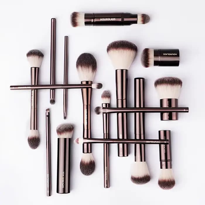 Hourglass-Pinceaux de maquillage, poudre, fond de teint, correcteur, fard à joues, bronzant, ombre à