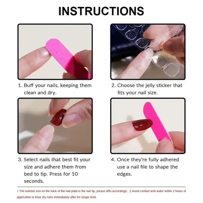 Conseils français pour ongles à pression, longue durée, élégants, artificiels, manucure, Art pour la