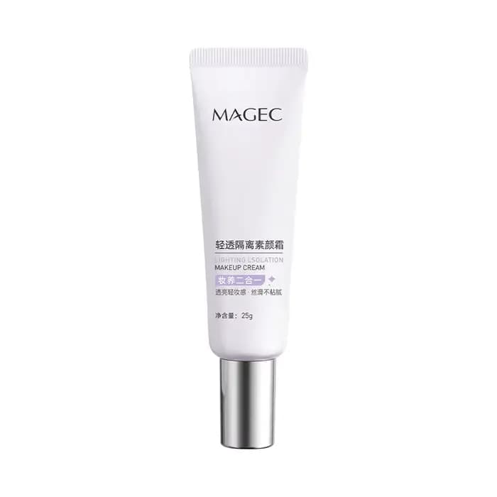 Crème Teint Unifiant MAGEC Rose Blanche – Éclaircissante Naturelle, Maquillage Nude, Waterproof, Lon
