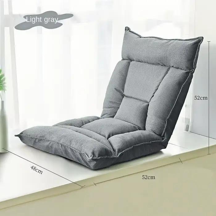 Fauteuil de loisirs sans accoudoirs, coussin de dossier, chaise de loisirs réglable pour canapé pare