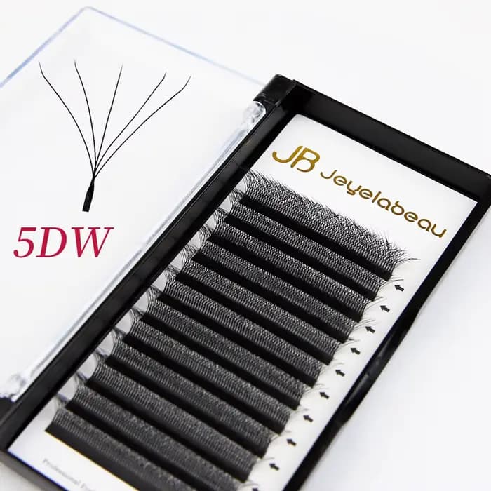 Extensions de cils en forme de W JB Jeyelabeau 3D/4D/5D, faux cils 6D/8D en vison synthétique, bouqu