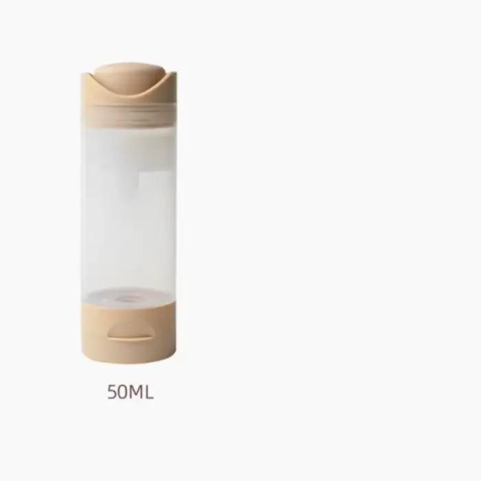 Pack de 1 bouteille, contenants rechargeables de 2,71 oz et 1,69 oz, distributeur d'émulsion crémeus