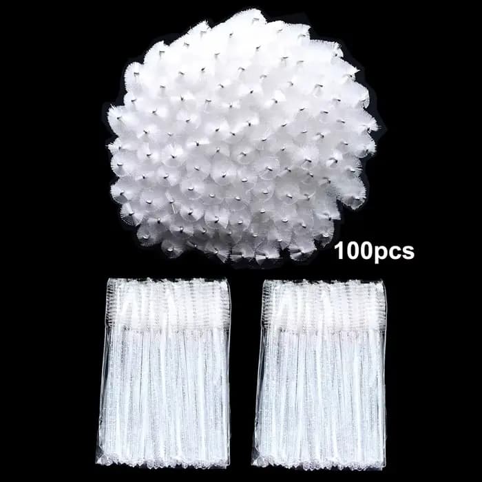 Brosses à cils jetables, 100 pièces, bobines, Micro cils, baguettes de Mascara, peignes, vente en gr