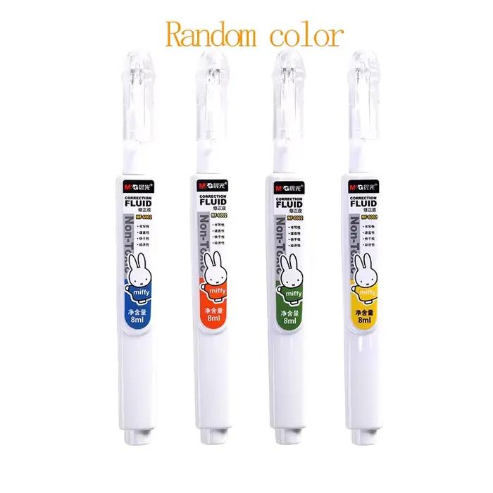 Fluide correcteur de stylo M&G, 8 ml/pièce, utilisation d'erreur correcte, adapté aux étudiants et a