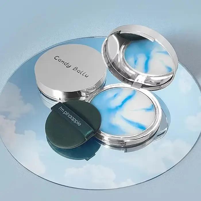 Poudre Fixante Étanche Durée Longue Contrôle Huile Correcteur Portable Compact Visage Maquillage Occasions Spéciales