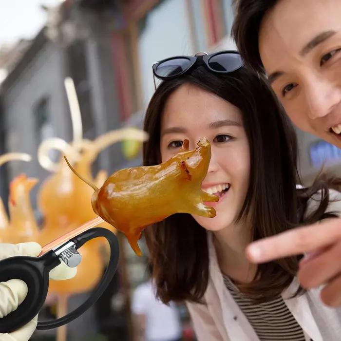 Outil de soufflage de sucre en plastique, équipement d'art de bonbons, pompe à sucre manuelle, outil de décoration de boulangerie, création de sucre Flexible