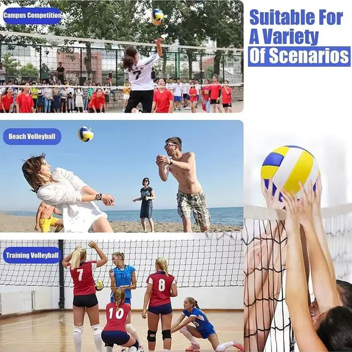 Balle de jeu de Match d'entraînement professionnel de volley-Ball pour les jeunes débutants, balle de pratique intérieure, volley-Ball de plage en plein air