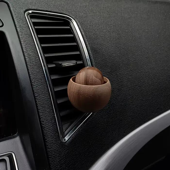 Diffuseur d'huiles essentielles pour voiture et maison - Fabriqué en bois Mini diffuseur de parfum naturel mignon adapté à la chambre à coucher, au salon, à la salle de bain