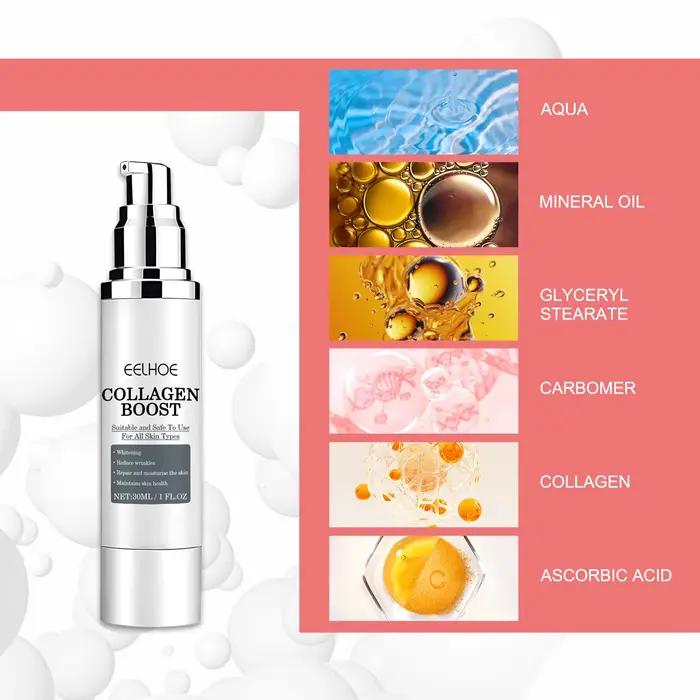 Crème Rehausseuse de Collagène Hydratante et Raffermissante EELHOE Soins de la Peau Anti-Rides et Anti-Âge Occasions Spéciales Femmes