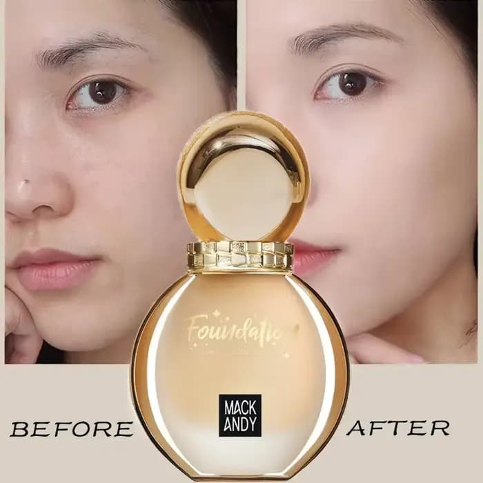 Fond de teint liquide à couverture complète pour le visage