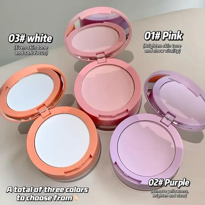 Poudre compacte légère et transparente à double effet