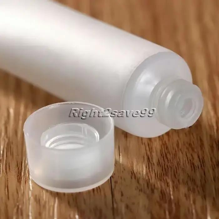Tube souple transparent africain clair, crème cosmétique, shampooing nettoyant pour le visage, 5 pièces, 15ml