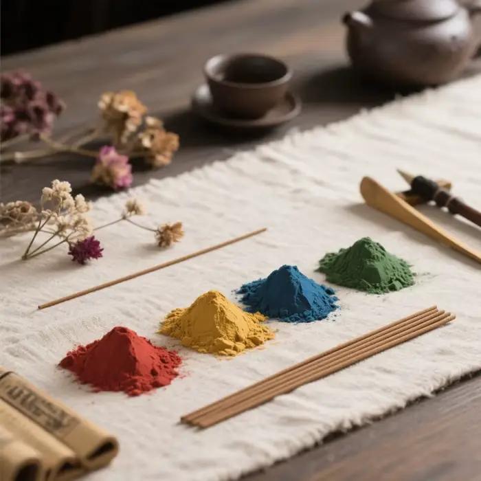 Encens en poudre de qualité supérieure, poudres à base de plantes naturelles pures, citronnelle, bois de santal, encens, myrrh, pois papillon, poudre de lavande