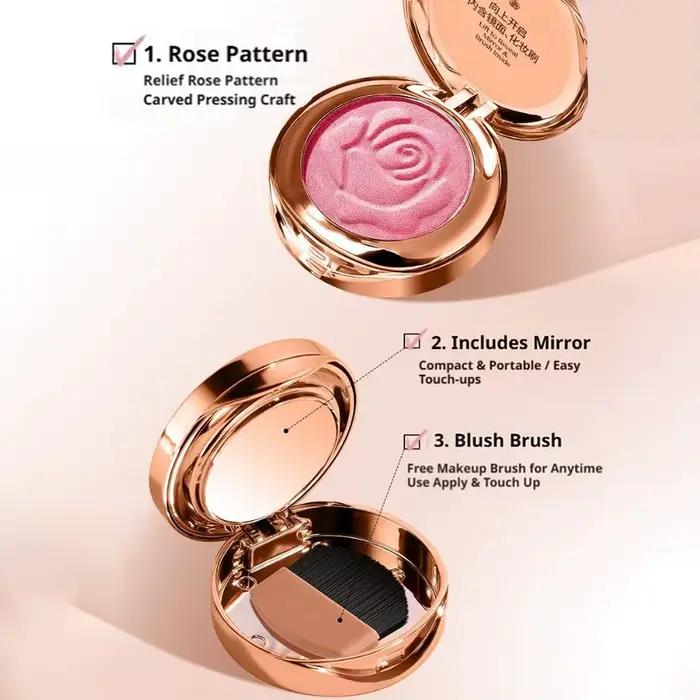 Palette de fard à joues ultra-fine monocolore