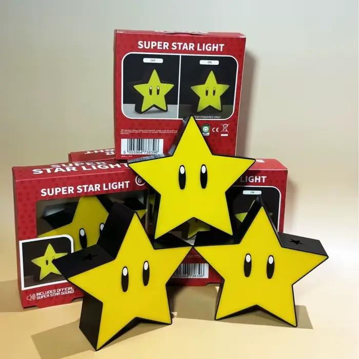 Nouvelle Lampe de Chevet LED Musicale 2026 Super Star Light avec Son, Recharge USB, Lampe de Bureau pour Cadeaux, Jouets de Noël, Vente en Gros