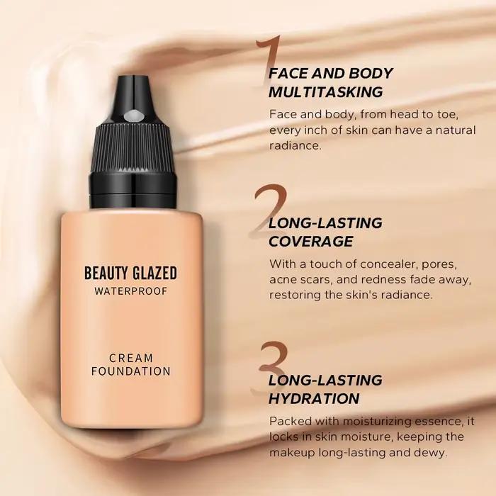 BEAUTY GLAZED-Fond de teint liquide 24 heures HD