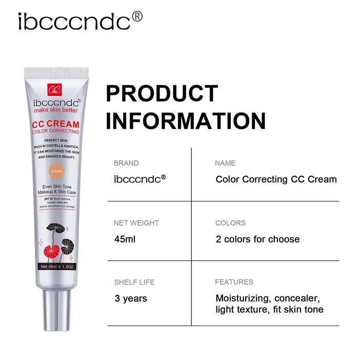 Erborian Centella Asiatica crème CC correctrice de couleur réparation du visage BB