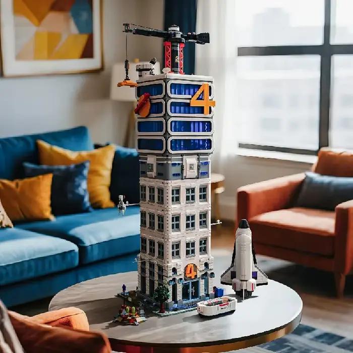 Blocs de construction MOC New York, gratte-ciel de grande hauteur, film de Science-Fiction, Kit de modèles de construction, jouets, cadeau pour adultes, 6135 pièces