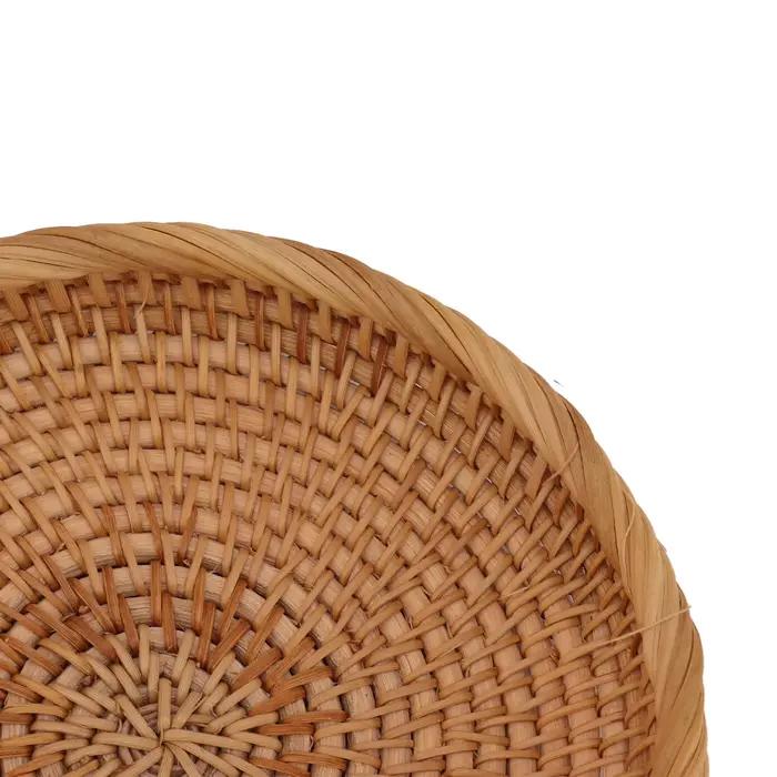 Escalier de service traditionnel en rotin naturel, tissé à la main, élégant, fruits, comptoir de cuisine, table, en option, 19cm, 22cm, 25cm