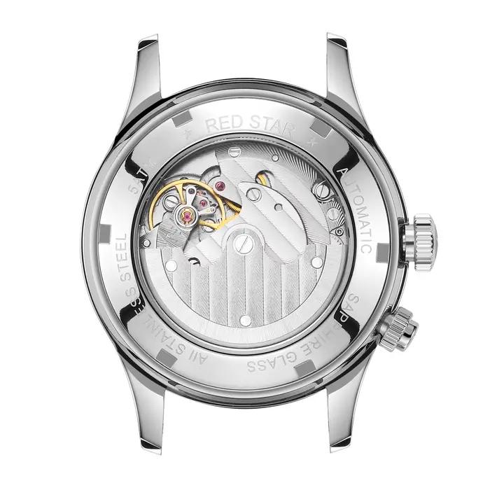 Montre pour hommes Red Star 40mm Premium avec mouvement mouette ST1716 calendrier étanche 3ATM montre mécanique automatique pour hommes