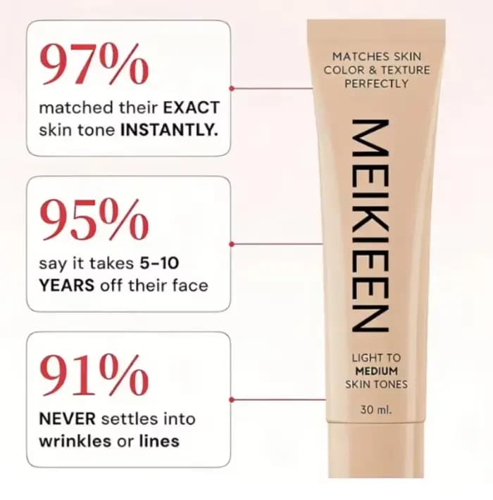 Fond de teint liquide original 30 ml Match Skin Color Foundation MEIKIEEN