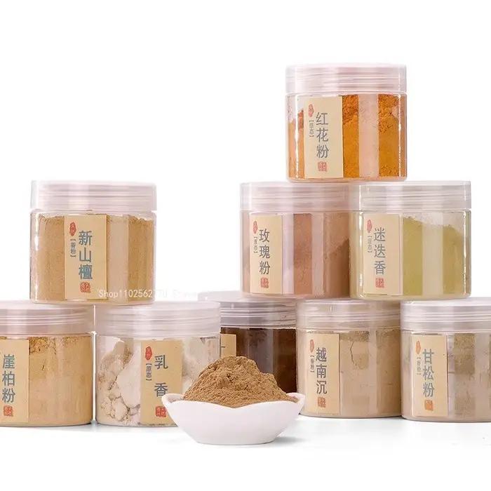 Poudre d'encens végétal naturel en conserve, encens domestique fait à la main, matières premières, joint d'intérieur, aromathérapie, parfum durable, 350g