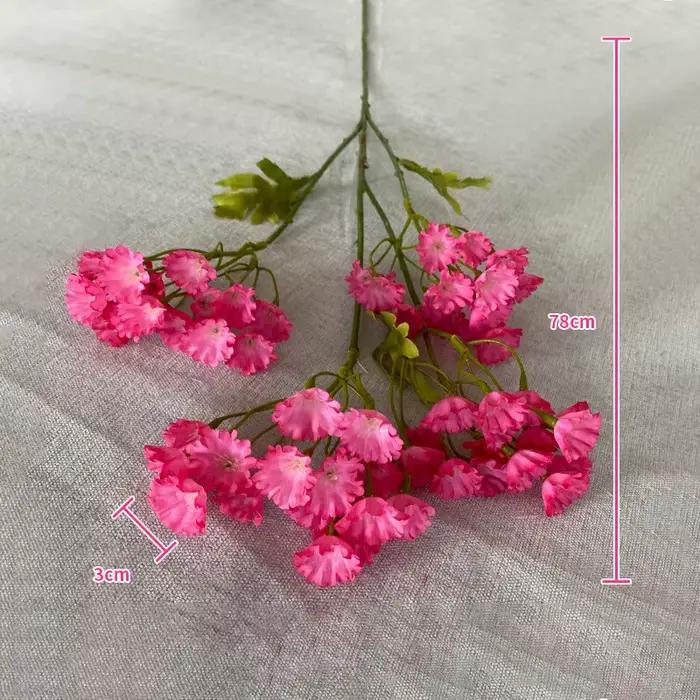 Bouquet d'herbe pour amoureux, violet, ne me m'oubli pas, décoration de fête de mariage pour maison de campagne, fleur artificielle de noël florale