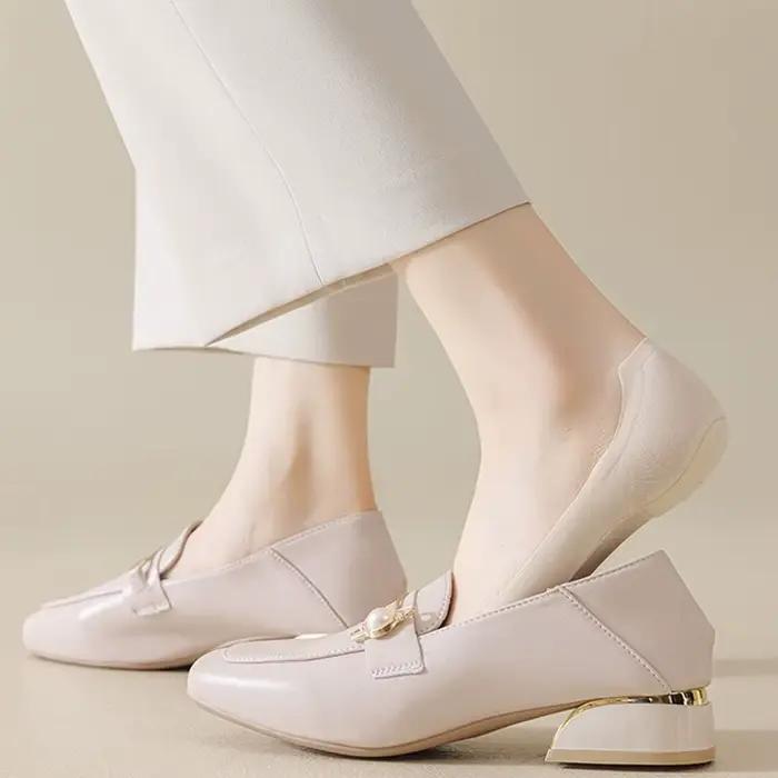 Chaussette de bateau antidérapante confortable, semelle intérieure en éponge absorbant les chocs, coussinets de chaussures souples pour femmes