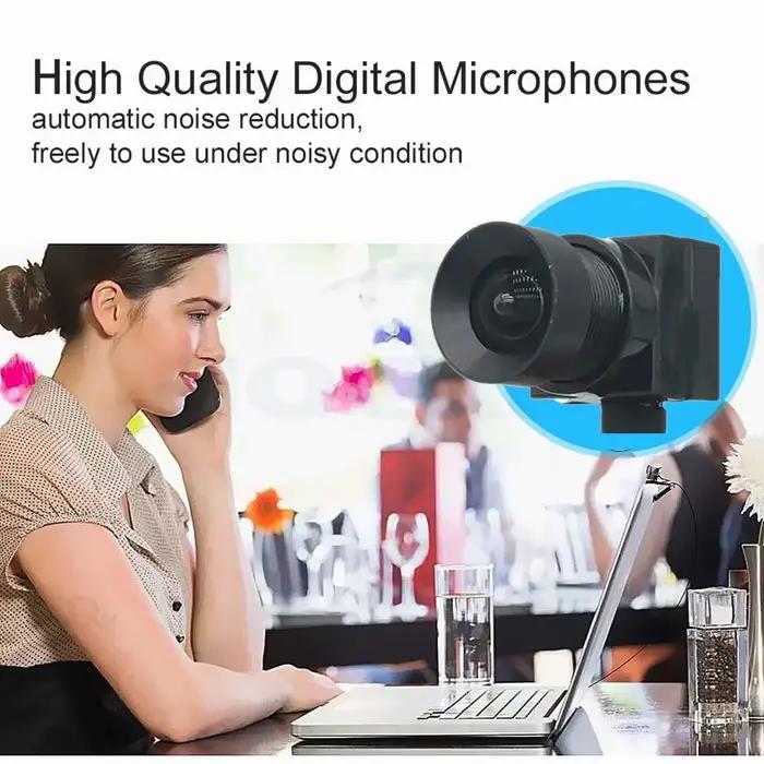 Webcam centrale avec microphone intégré pour PC portable, caméra 4K, écran central, œil à œil, 8MP, 2MP, 5AJ, USB