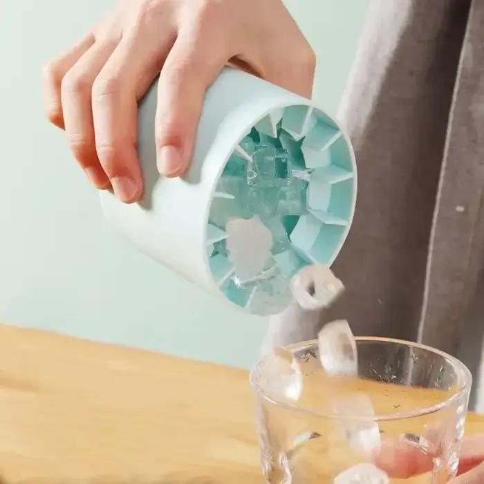 Moule à glaçons rond en Silicone, seau à glace d'été fait maison, bricolage, réfrigérateur, machine à glaçons, moule à glaçons créatif, outils de bar