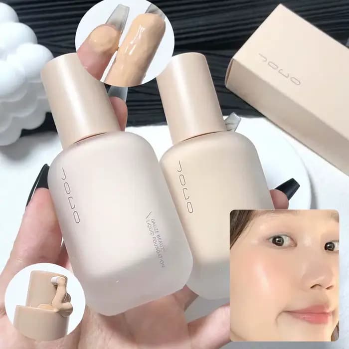 JOCO fond de teint liquide contrôle de l'huile maquillage hydratant correcteur rafraîchissant naturel clair imperméable