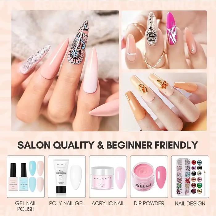 Ensemble de vernis gel Makartt, base et top coat, finition brillante sans résidu, gel base et top coat longue tenue, vernis gel pour lampe LED