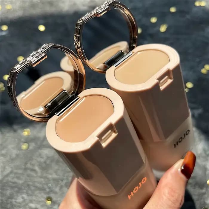 HOJO 2 en 1 Base visage liquide brume fond de teint crème couverture complète correcteur contrôle de l'huile