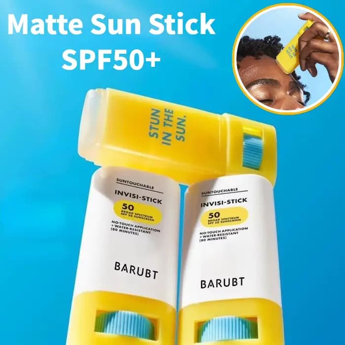Stick solaire matifiant visage et corps 30g SPF50+ – Protection