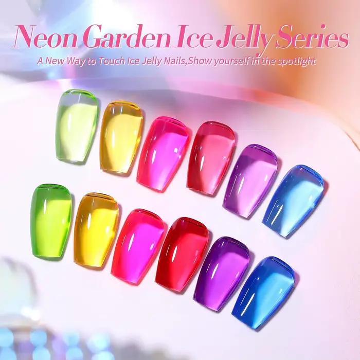Mpow – Lot de 1 à 6 vernis gel translucides colorés
