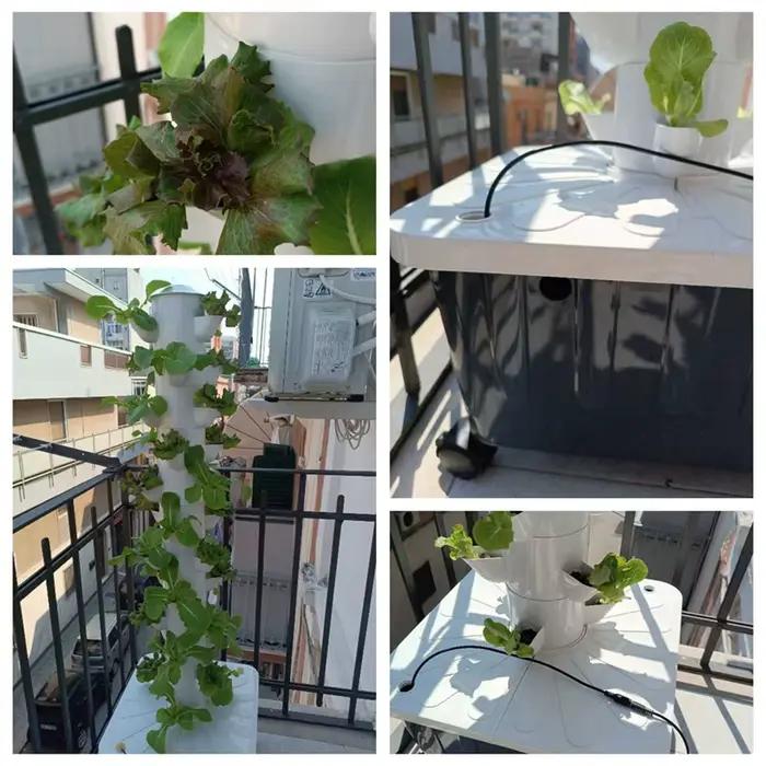 User inières hydroponiques verticales pour balcon, tour de culture sans sol, système Lauren, équipement de plantation de légumes, bricolage
