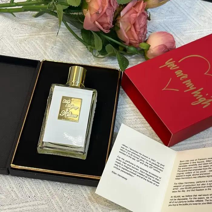 Parfum unisexe de luxe 50 ml, fragrance florale chypre, pêche, rhum, rose, cèdre, papyrus, longue tenue, élégant, doux, parfum chaud