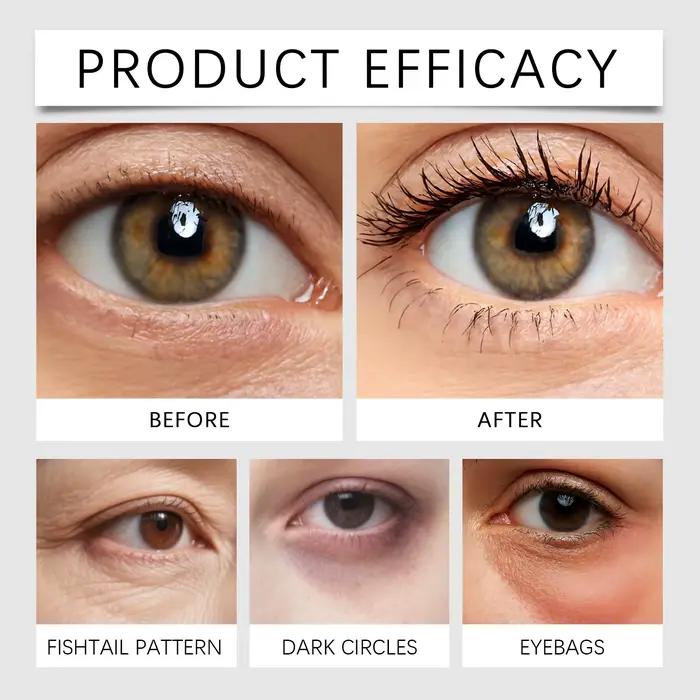 Viareline Patchs hydratants pour les yeux à la vitamine C | Masque hydratant et nourrissant pour le contour