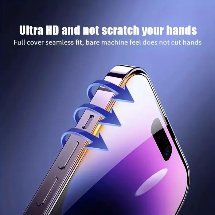1-5 Pièces Protection d'écran HD en verre trempé facile à installer pour iPhone 17 Pro Max 18 15 16 13 11 14 16e 12 Mini XR X Xs 7 8 Plus Air