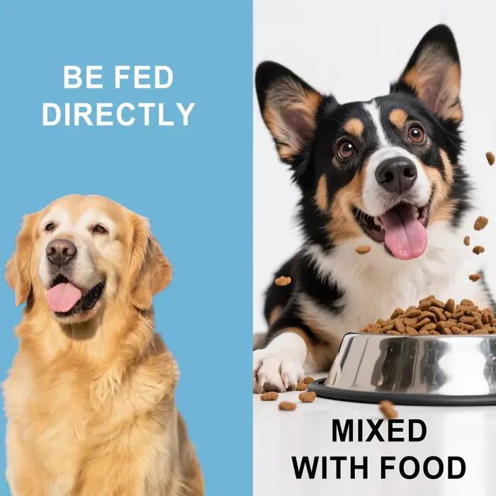 Poudre nutritionnelle pour chiens : favorise la digestion, équilibre la flore intestinale, stimule la vitalité, améliore la santé, soutient le système immunitaire, absorption facile au quotidien