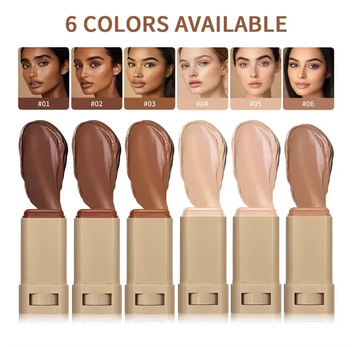 Bâton de fond de teint baume peau Bronze teinte gomme