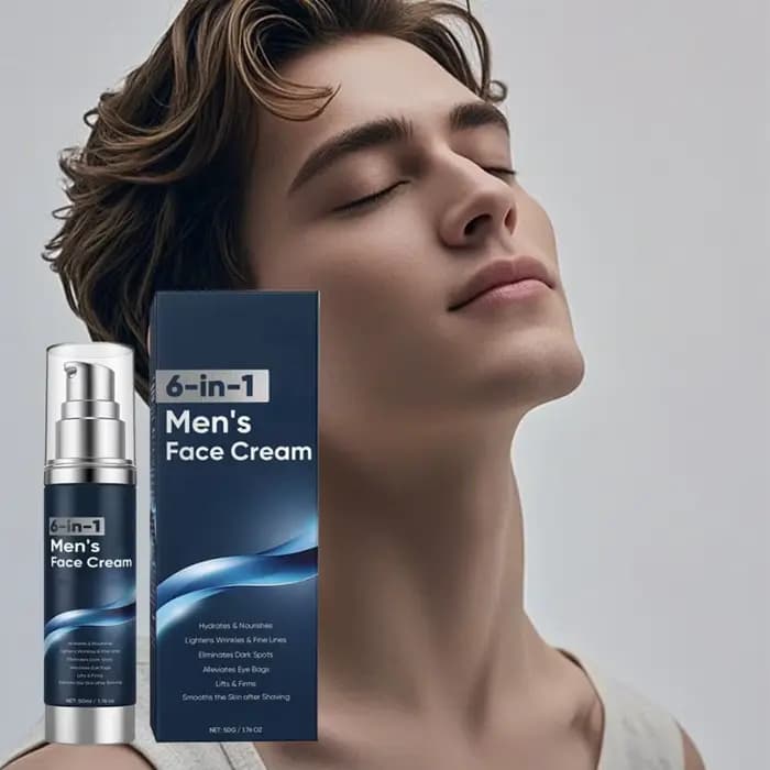 Crème pour le visage 6 en 1 pour hommes