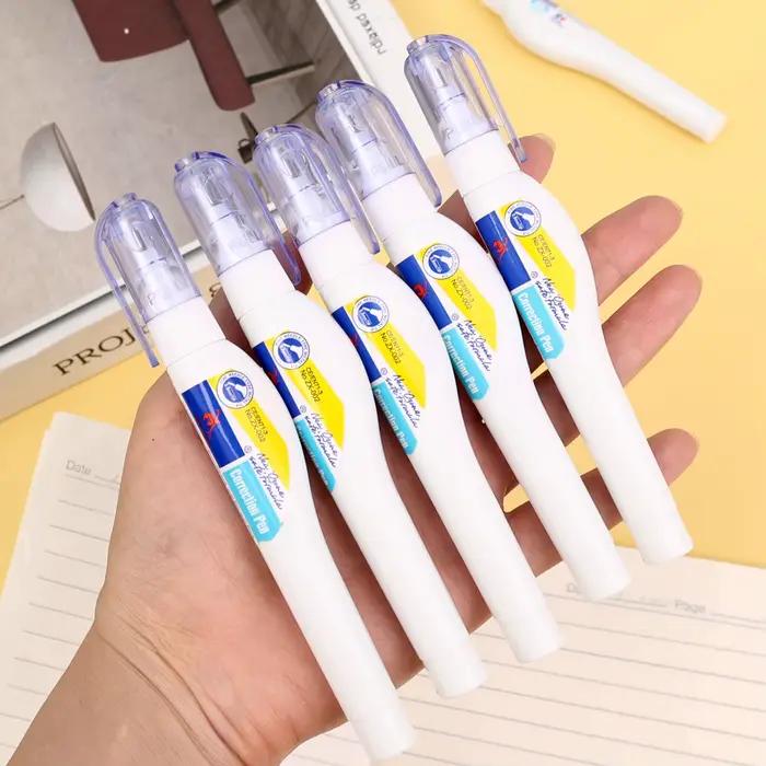 Stylo fluide correcteur Portable pour étudiants, erreurs correctrices, mauvaises questions, fluide correcteur à séchage rapide, papeterie de bureau