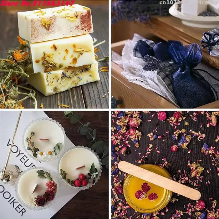 Granulés de feuilles de mûrier naturelles supérieures, pour mélange de pot-pourri DIY, remplissage de sachets et d'oreillers, fabrication de savon, décoration de mariage