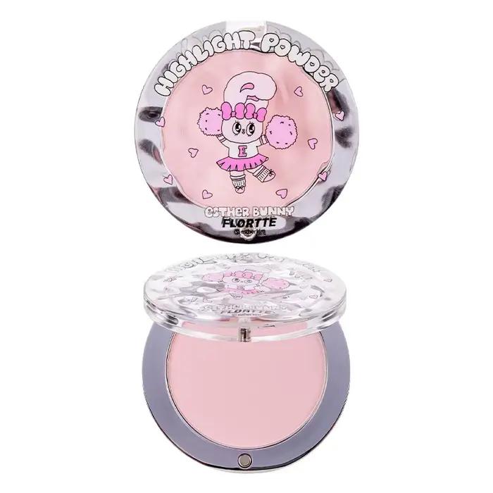 FLORTTE BUNNY poudre à reflets unique visage haute brillance naturel éclaircissant Blush crème éclaircissante Liftup