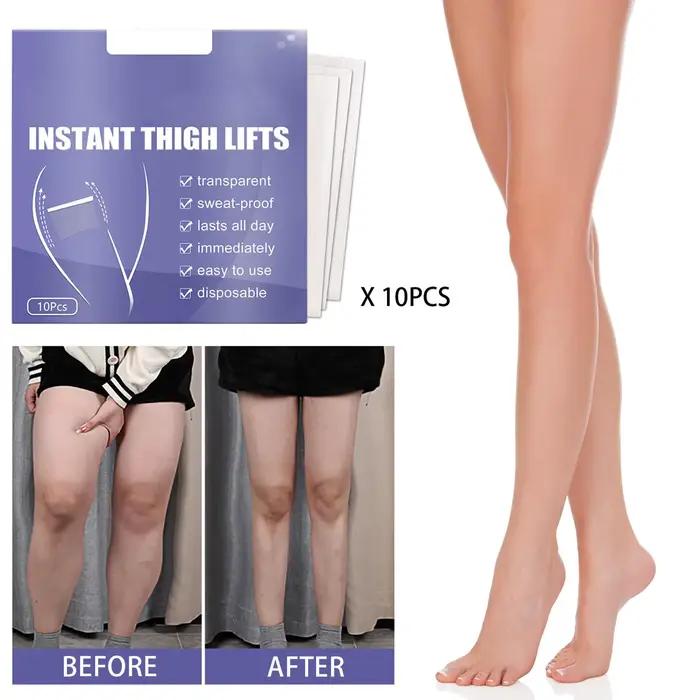 Bande de levage transparente pour contour des cuisses, 10 pièces, pour relâcher la peau sur les jambes, corps, bâton intérieur Ultra fin