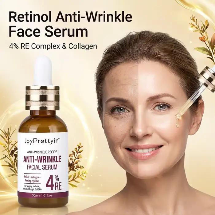 Sérum anti-rides au rétinol hydratant pour homme et femme, essence nourrissante, raffermissant, anti-vieillissement, soins pour la peau, pour une peau plus jeune et lumineuse