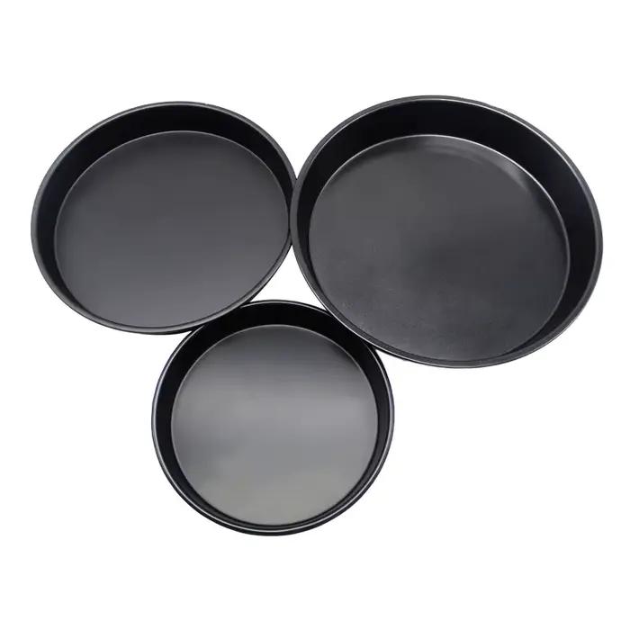 Plaque de cuisson ronde antiarina pour pizza, utilisation au four, 6 po, 7 po, 8 po, 9/10 po